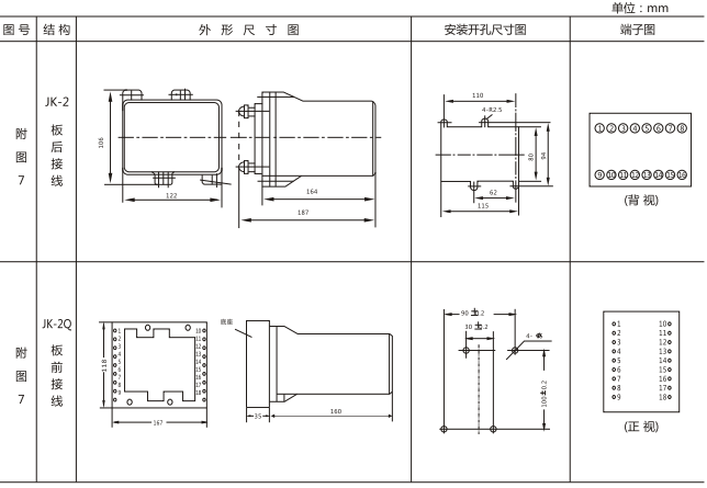 BT-1B/200同步检查继电器开孔尺寸T图片 BT-1B/200同步检查继电器开孔尺寸T图片