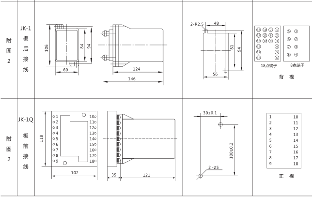 HJS(ZSJ)-10直流断电延时继电器外形及开孔尺寸图片二 HJS(ZSJ)-10直流断电延时继电器外形及开孔尺寸图片二