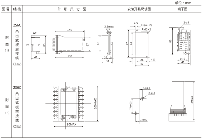 SS-17B型时间继电器外形及开孔尺寸图片 SS-17B型时间继电器外形及开孔尺寸图片