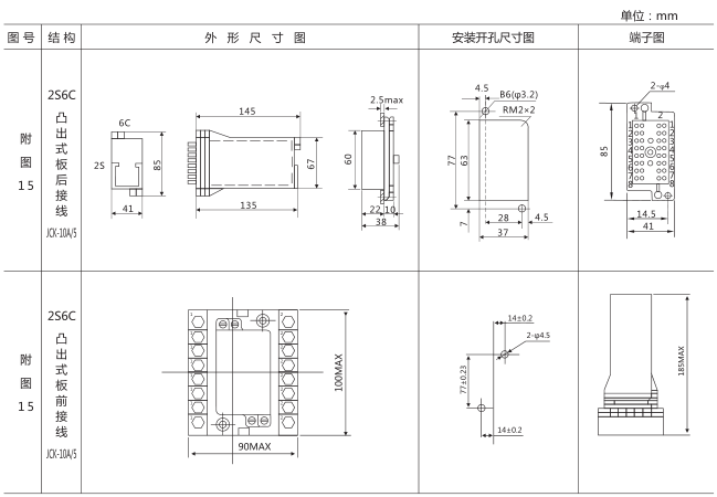 SS-22型时间继电器外形及开孔尺寸图片 SS-22型时间继电器外形及开孔尺寸图片