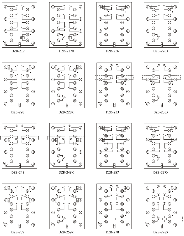 内部接线图 内部接线图