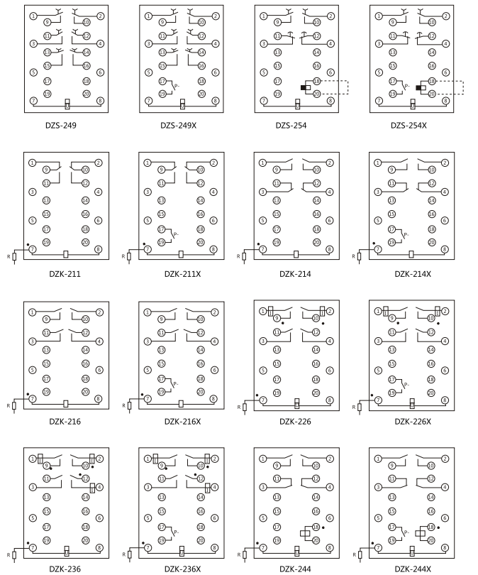 内部接线图 内部接线图